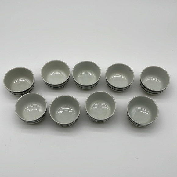 KA Striped Japanese Tea Cups Made In Occupied Japan Set 9 - Picture 2 of 8